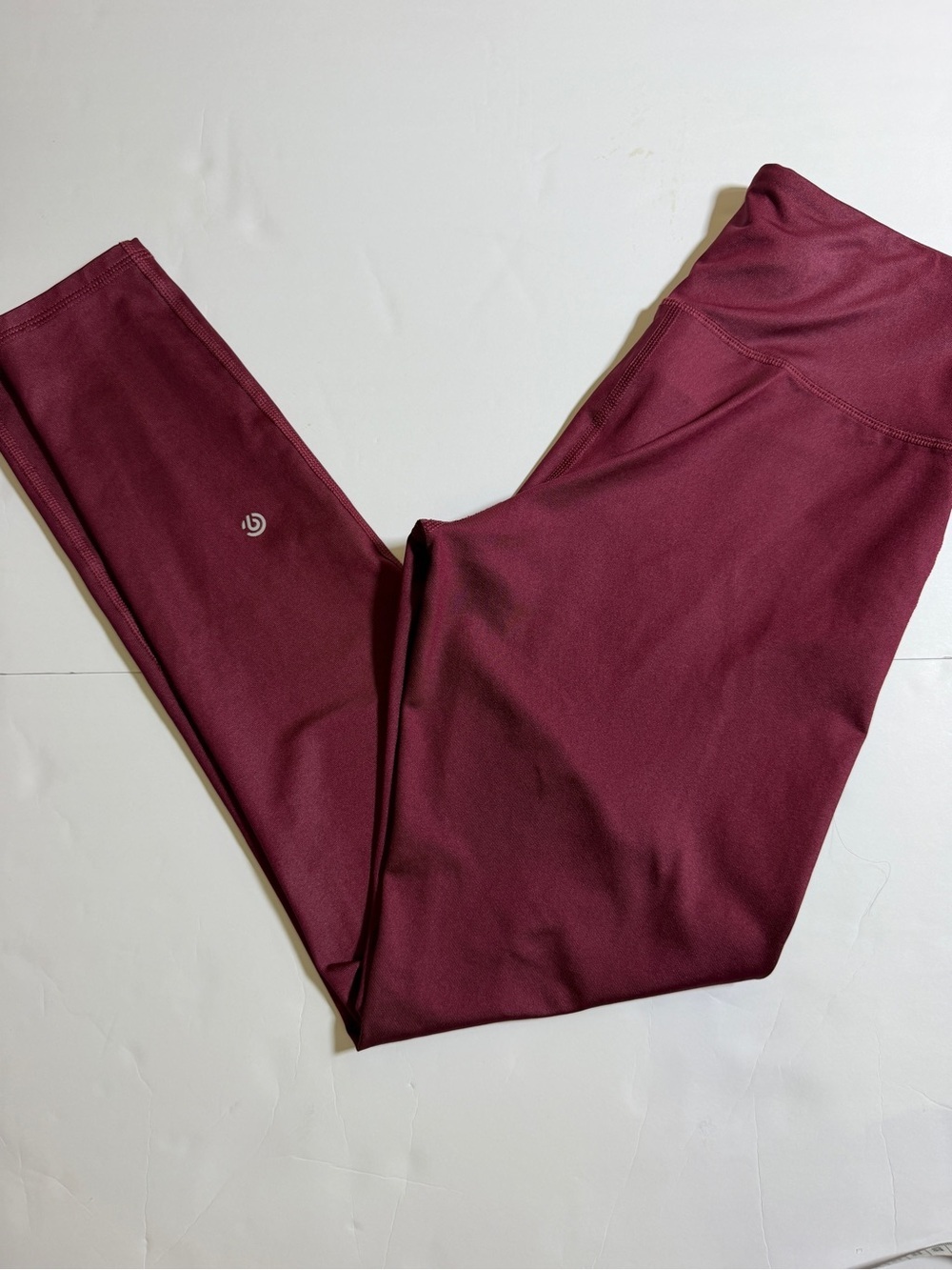 Peloton Champion Burgundy Athletic Leggings - Medium